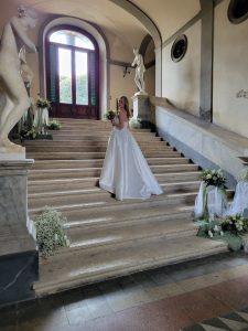 sposa su scale